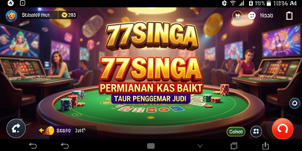 Screenshot dari gameplay Kasino yang seru dan mendebarkan.