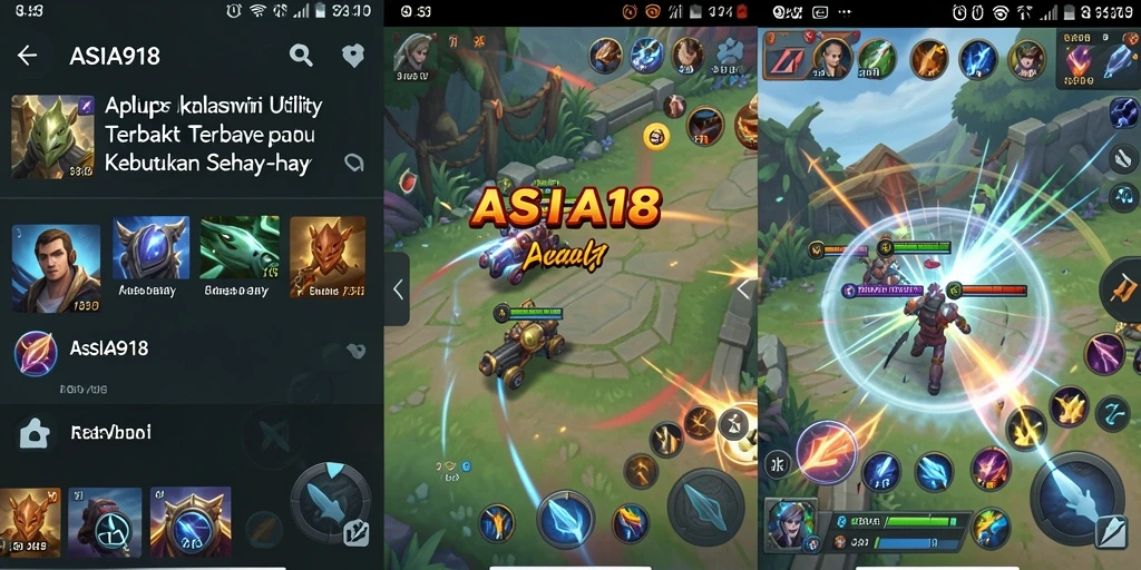 Tampilan utama antarmuka ASIA918 yang intuitif dan interaktif.