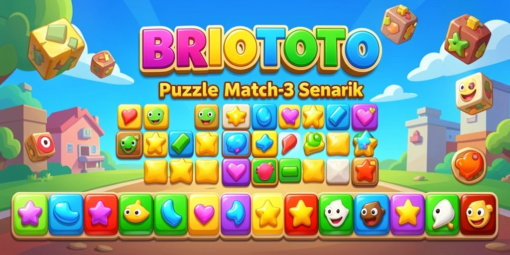 Tampilan gameplay BRIOTOTO yang seru dan menantang.