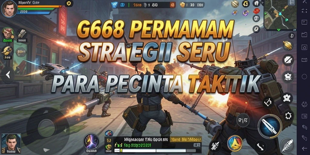 Tampilan gameplay G668 yang menunjukkan taktik pertempuran yang mendebarkan.