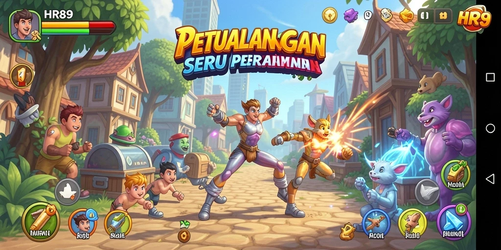 Gameplay seru HR89 dengan berbagai tantangan menarik.