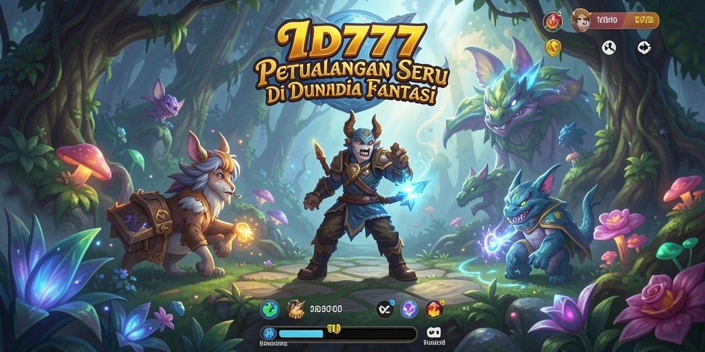 Tangkapan layar ID777 menampilkan aksi petualangan yang mendebarkan.