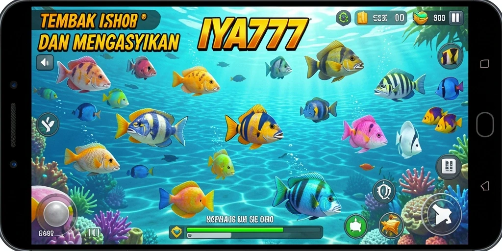Tampilan menarik dari gameplay Tembak Ikan IYA777 yang seru.