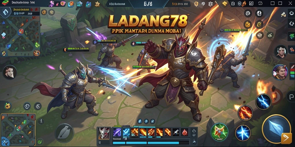 Tampilan gameplay yang seru dan mendebarkan di LADANG78.