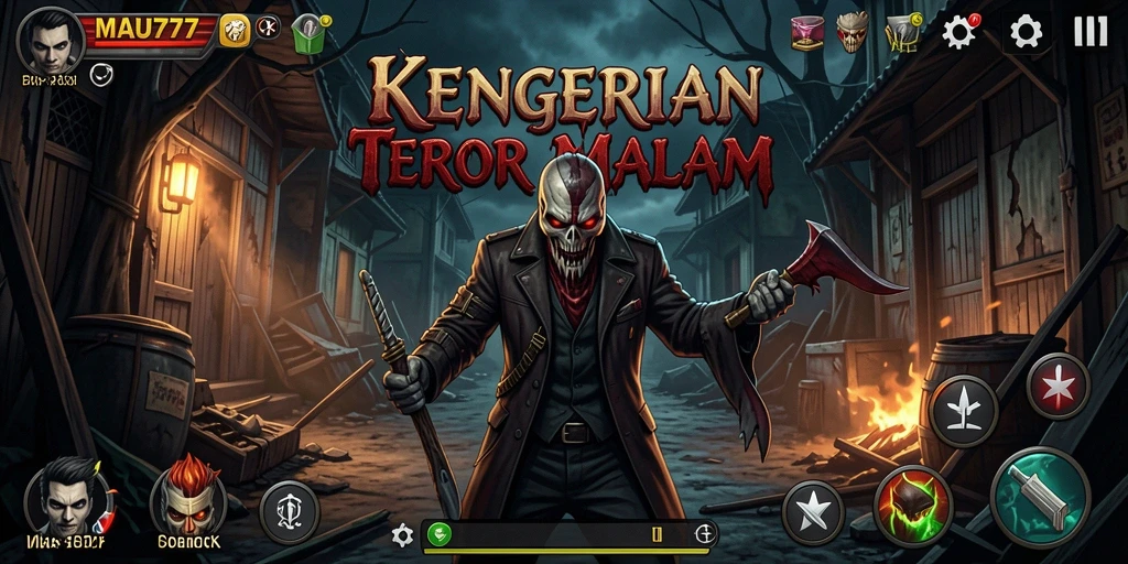 Tampilan menakutkan gameplay MAU777 yang mencekam.