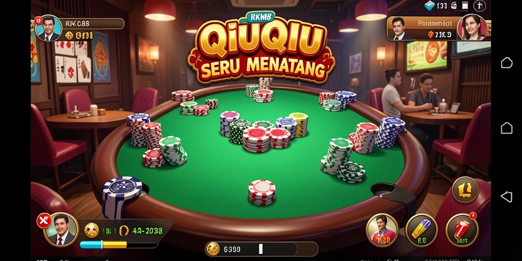 Screenshot gameplay RK88 yang seru dengan tampilan kartu.