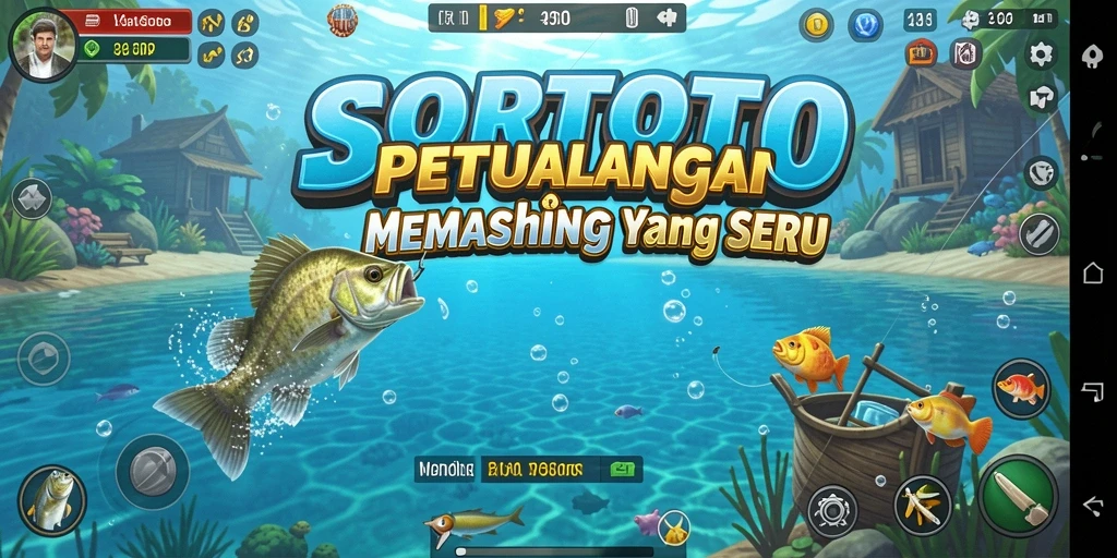 Tangkapan ikan yang menakjubkan di dalam game SORTOTO.