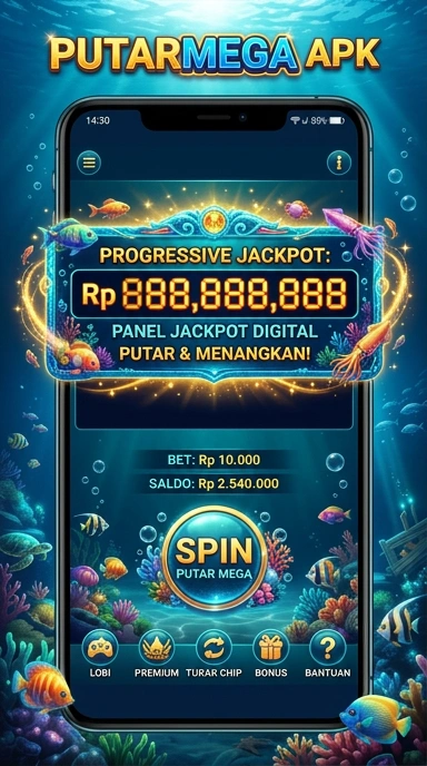 Screenshot dari antarmuka pengguna putarmega yang menarik.